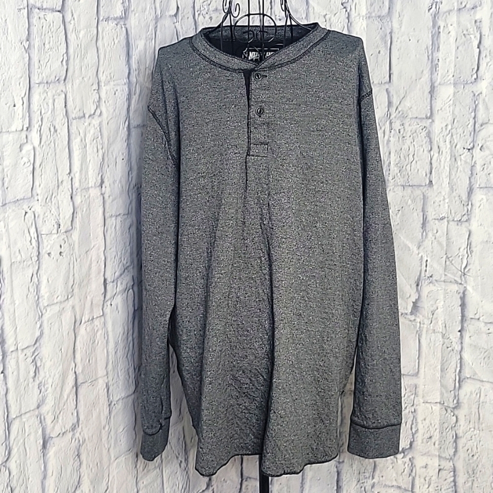 AMERICAN EAGLE Blue/Gray‎ 2 Button Polo Shirt XL/TG